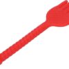 ZJchao Handheld Pat Massage, Silicone Scraping Pat Stick Acupoint Meridians Massage Pat Body Massage Pat Stick for Back Shoulder Body Muscle Fatigue Relief(red)