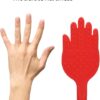 ZJchao Handheld Pat Massage, Silicone Scraping Pat Stick Acupoint Meridians Massage Pat Body Massage Pat Stick for Back Shoulder Body Muscle Fatigue Relief(red) - Image 7